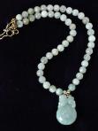 C3742 alt jade fo dog, jade necklace