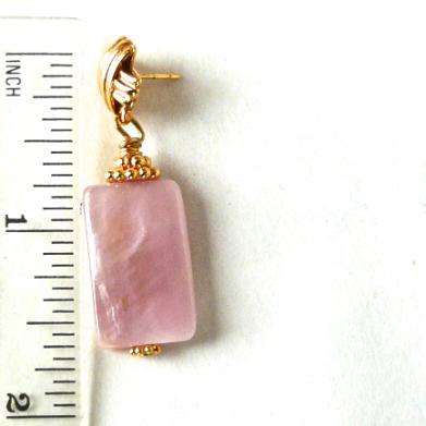 ce2763 pink mother of pearl drop earrings